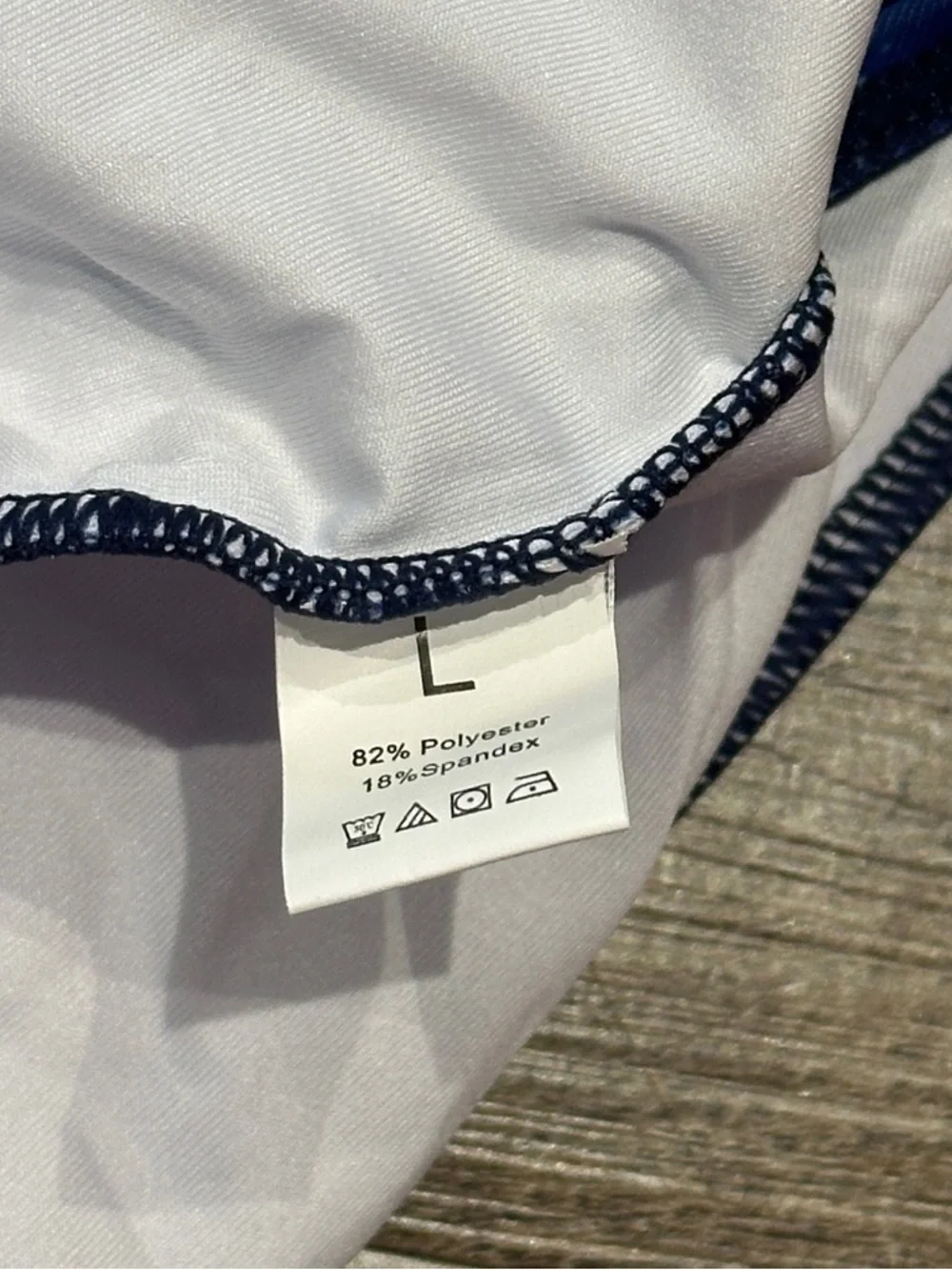 Blue Marble One-Piece Swimsuit Crisscross Back Large NWOT - Picture 12 of 13